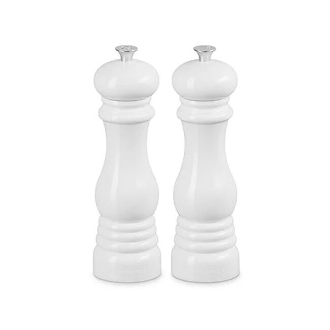 Product Le Creuset Acrylic Classic Salt and Pepper Mill Set | White