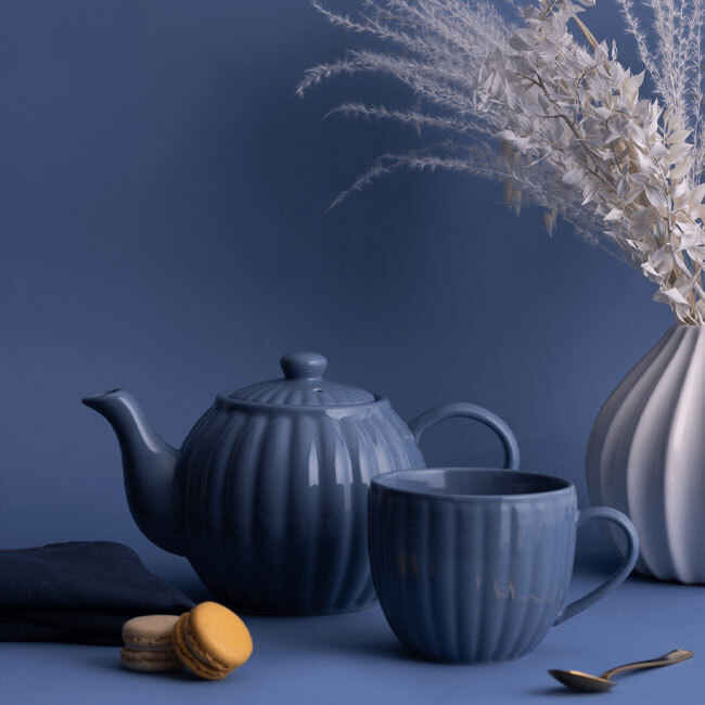 Price & Kensington | Bluebell Luxe Oversized Mug with Teapot