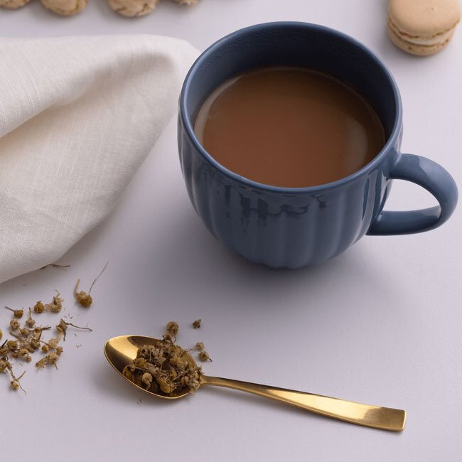 Price & Kensington | Bluebell Luxe Oversized Mug in use