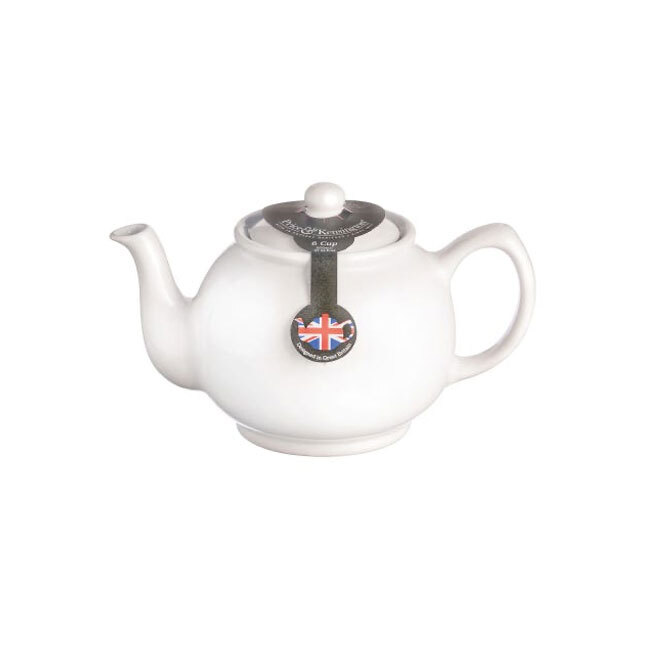 Price & Kensington | White 6-Cup Teapot
