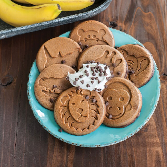 Nordic Ware Zoo Friends Pancake Pan - pancakes