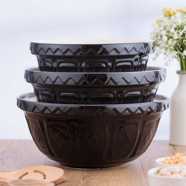 Mason Cash S18 Mixing Bowl - 11 Cup | Black - in group