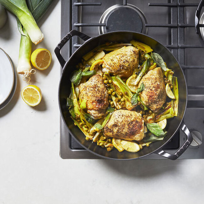 Staub Cast Iron 3.5 Qt. Braiser w/ Glass Lid | Graphite Grey