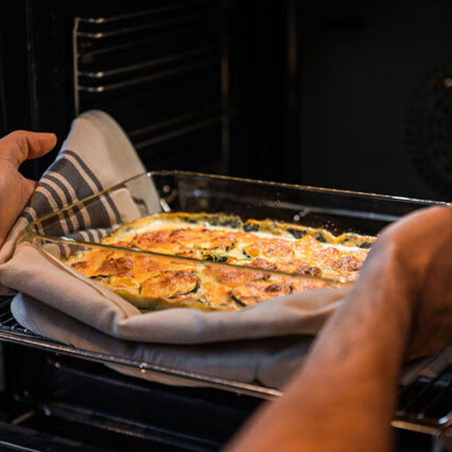 Zwilling Fresh & Save Glass Vacuum Gratin Dish | Grey