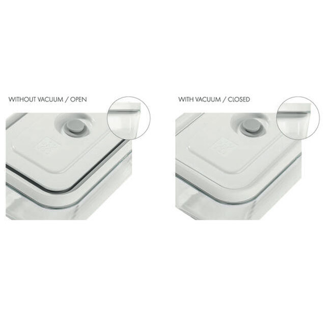 Zwilling Fresh & Save Glass Vacuum Gratin Dish | Grey