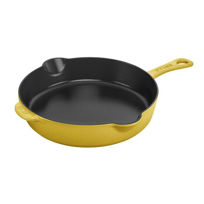 Product Staub Cast Iron 8.5-inch Traditional Deep Skillet | Citron