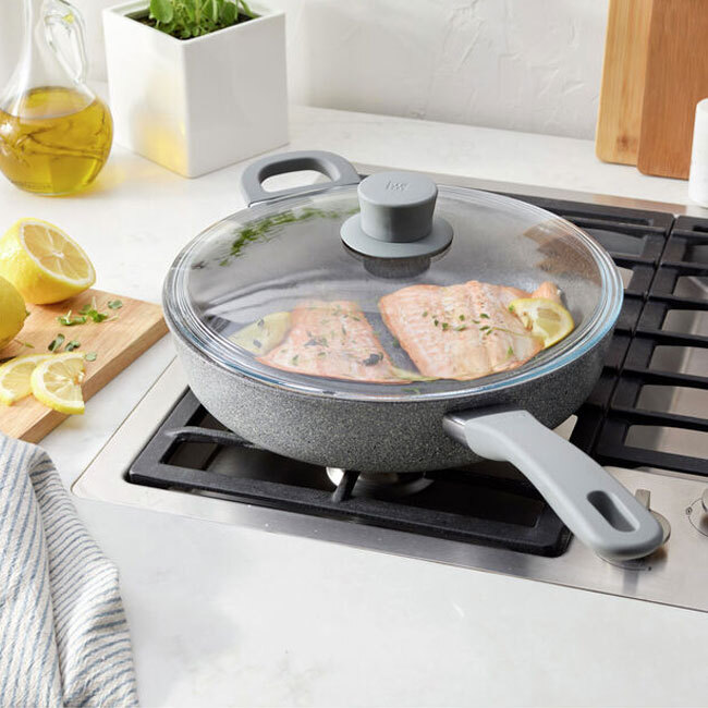 Zwilling Parma Plus 3.9 qt Nonstick Sauté Pan With Lid and Helper Handle | Aluminum