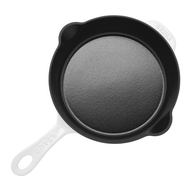 Staub 8.5-inch, Traditional Deep Skillet | White