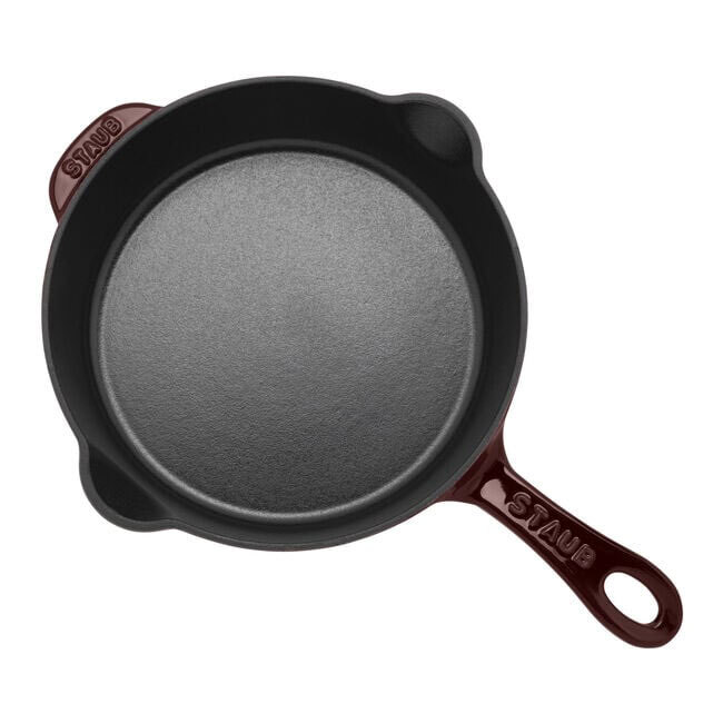 Staub 8.5-inch, Traditional Deep Skillet | Grenadine