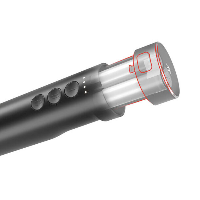 Zwilling XTEND Cordless Hand Blender, Starter Set - handle showing battery