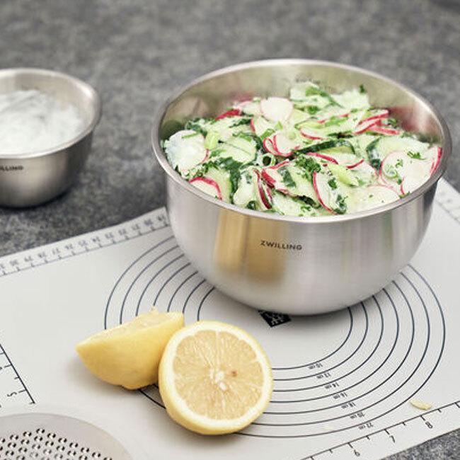 Zwilling Fresh & Save Bowls | Stainless Steel Vacuum Bowl Set S/M/L | Silver-white | 6-pc