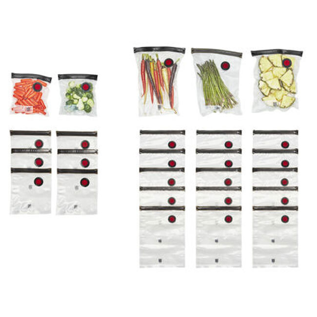 Zwilling Fresh & Save S/M/L Mixed Bag Set with Vacuum Pump | 30-pc