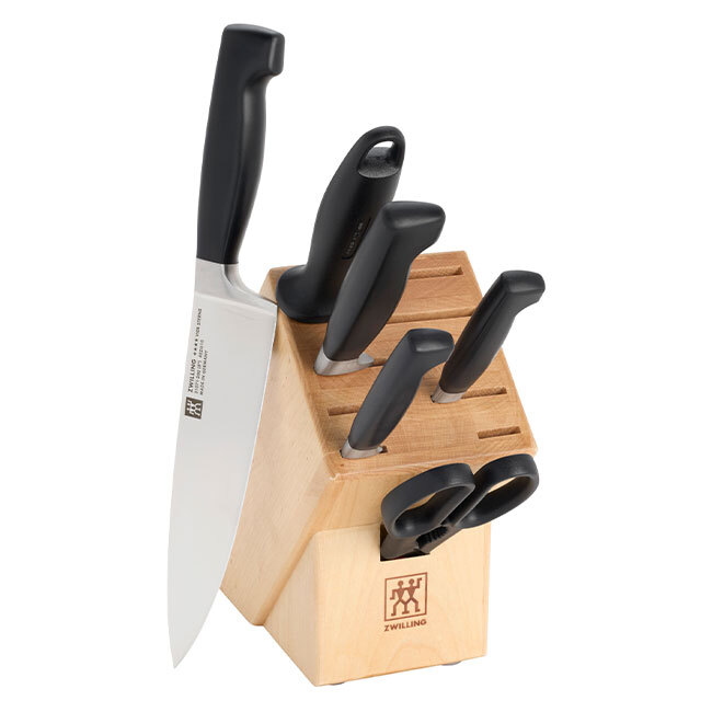 Product Zwilling J A Henckels FOUR STAR 7-pc, Knife Block Set | Natural