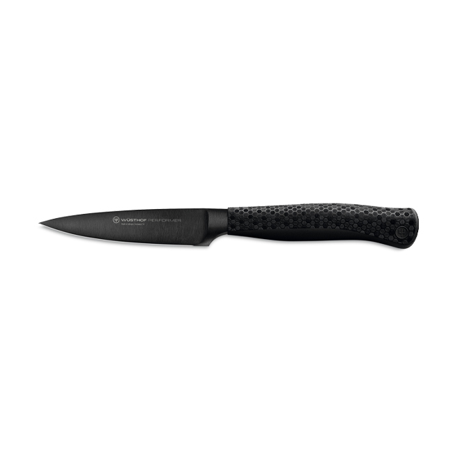 Wusthof Performer 6 inch Chef's Knife Black DLC Blade, Black Honeycomb  Synthetic Handle