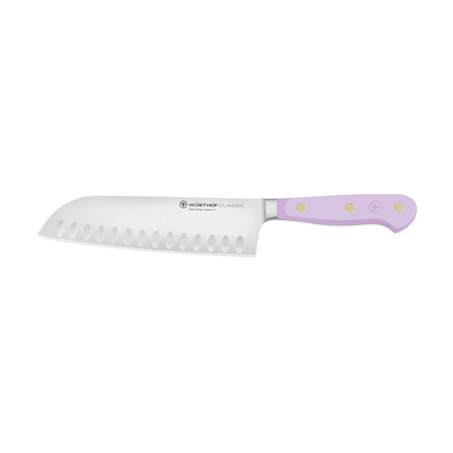 Wüsthof Classic 7” Hollow Edge Santoku Knife | Purple Yam