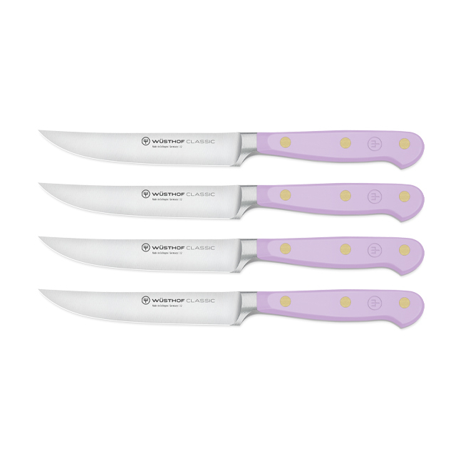 Wüsthof Classic 4-Piece Steak Knife Set | Purple Yam