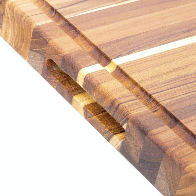 Teakhaus Professional Carving Board w/Juice Canal (XL) 108 - handle groove