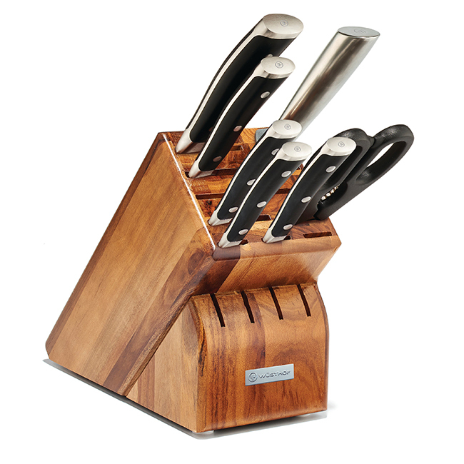 Product Wüsthof Classic IKON 8-Piece Knife Block Set, Acacia