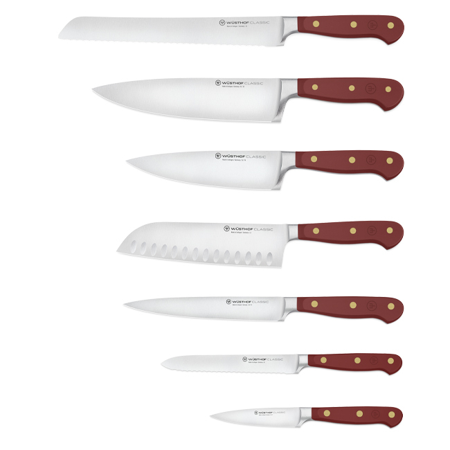 Wüsthof Classic 8-Piece Designer Knife Block Set | Tasty Sumac