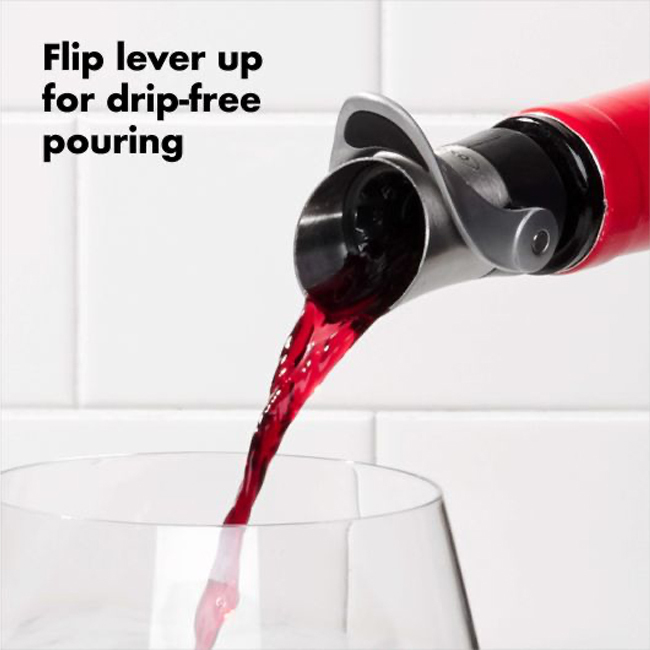 OXO SteeL Wine Stopper & Pourer