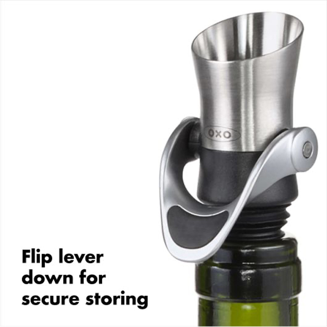 OXO SteeL Wine Stopper & Pourer