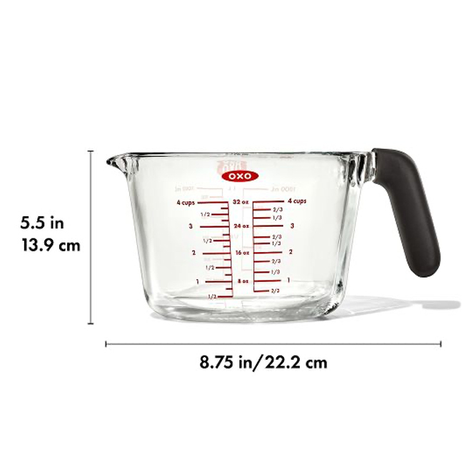 OXO Good Grips 4-Cup Glass Measuring Cup