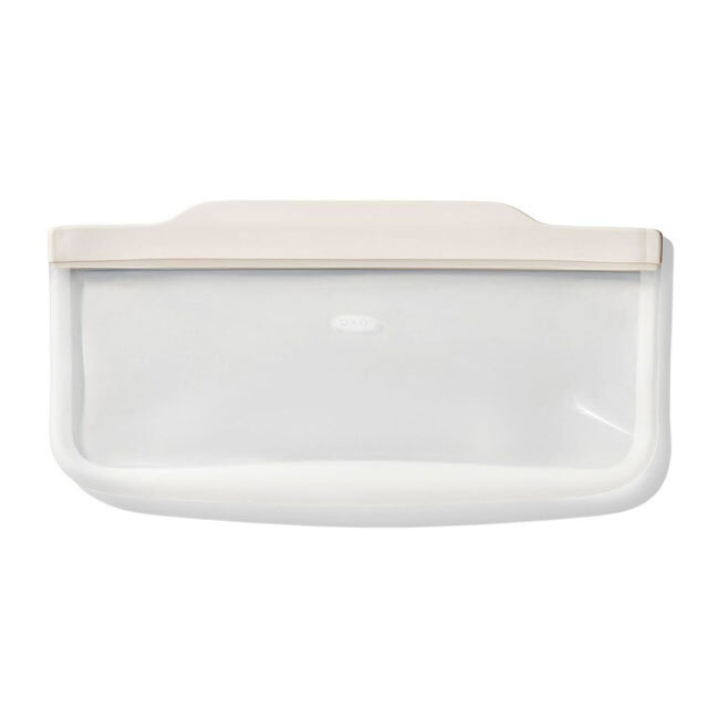 Product OXO Good Grips Silicone Reusable Bag - Slim Bag (30 oz) | Oat