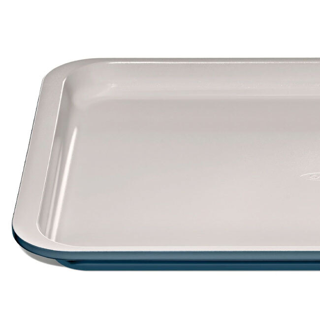 OXO Good Grips Non-Stick Pro Ceramic Coated Metal Bakeware Half Sheet Pan | Storm Blue
