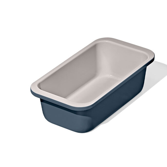 OXO Good Grips Non-Stick Pro Ceramic Coated Metal Bakeware 1 lb Loaf Pan | Storm Blue