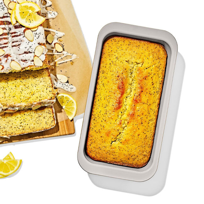 OXO Good Grips Non-Stick Pro Ceramic Coated Metal Bakeware 1 lb Loaf Pan | Storm Blue