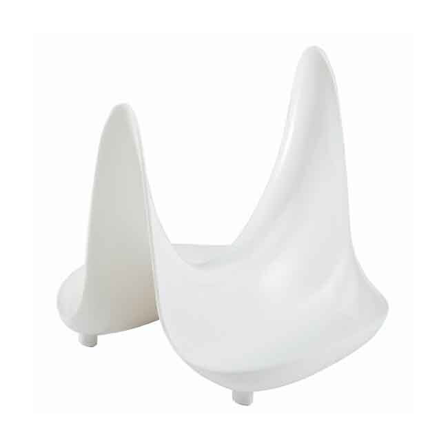 Product Gourmac Pot Lid Stand and Spoon Rest White