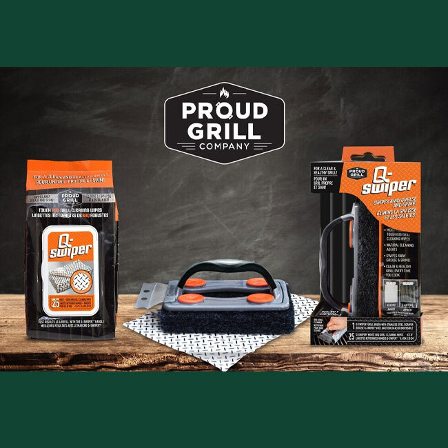 Proud Grill Q-Swiper® BBQ Grill Cleaner