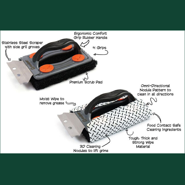 Proud Grill Q-Swiper® BBQ Grill Cleaner
