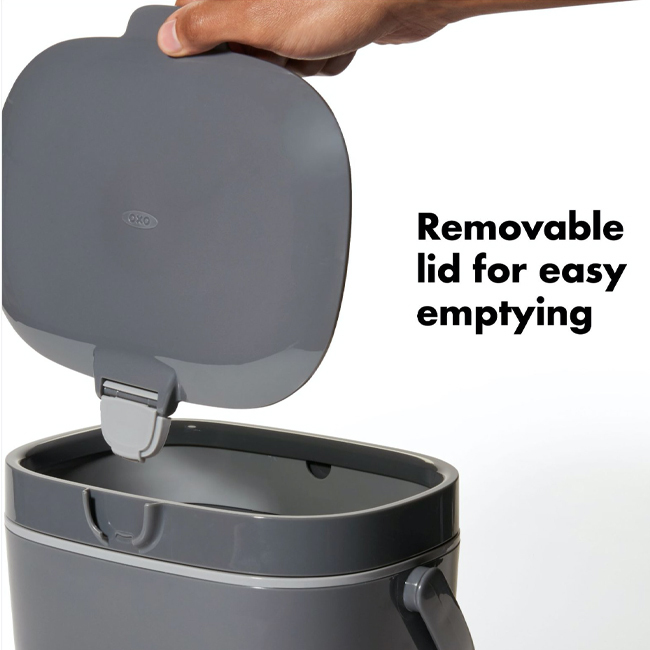 OXO Good Grips Easy-Clean Compost Bin | 1.75 Gal