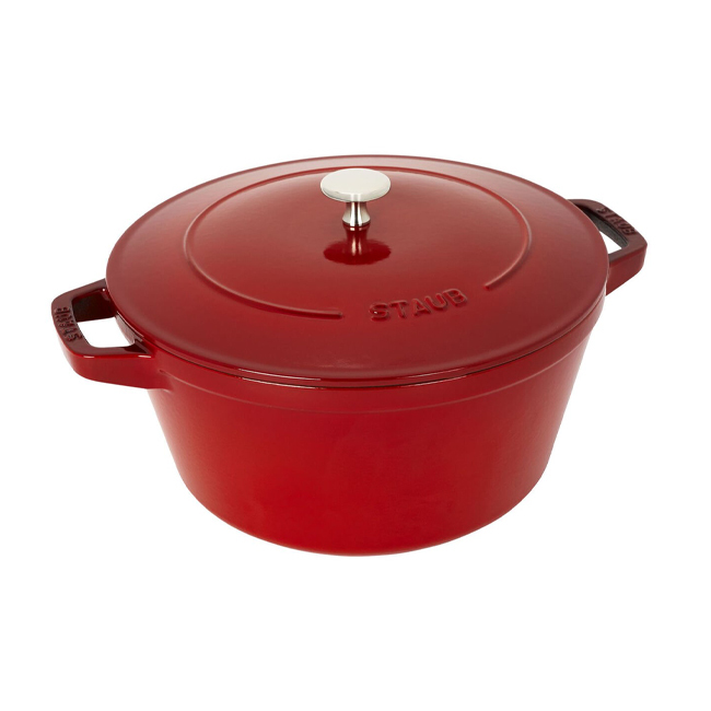 Staub 4-pc Cast Iron Stackable Set Cherry | Cozymeal