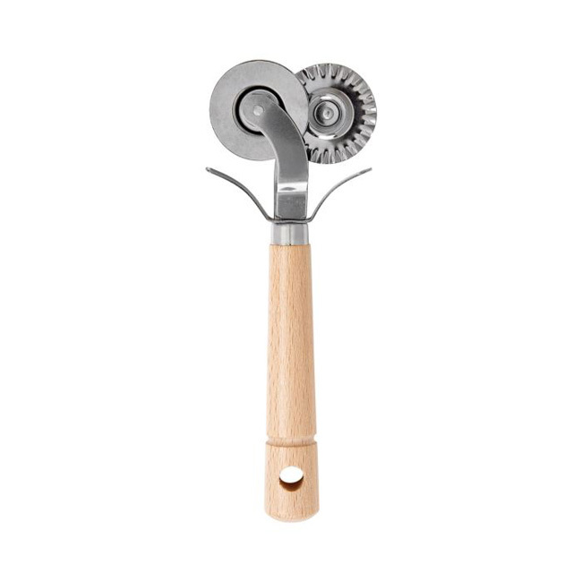 HIC | Fantes Double Pastry Ravioli Pasta Dough Cutter Crimper