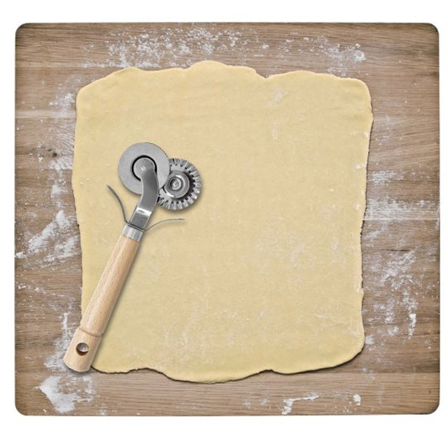 HIC | Fantes Double Pastry Ravioli Pasta Dough Cutter Crimper