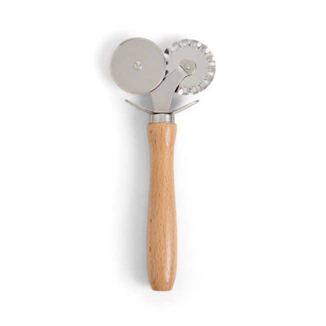 HIC | Fantes Double Pastry Ravioli Pasta Dough Cutter Crimper