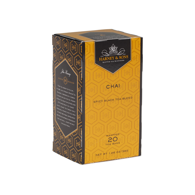 Product Harney & Sons Chai Teabags Box