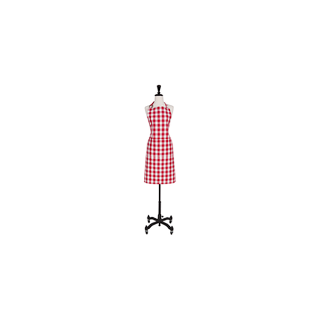 Product KAF D-Ring Apron in Red Buffalo Check
