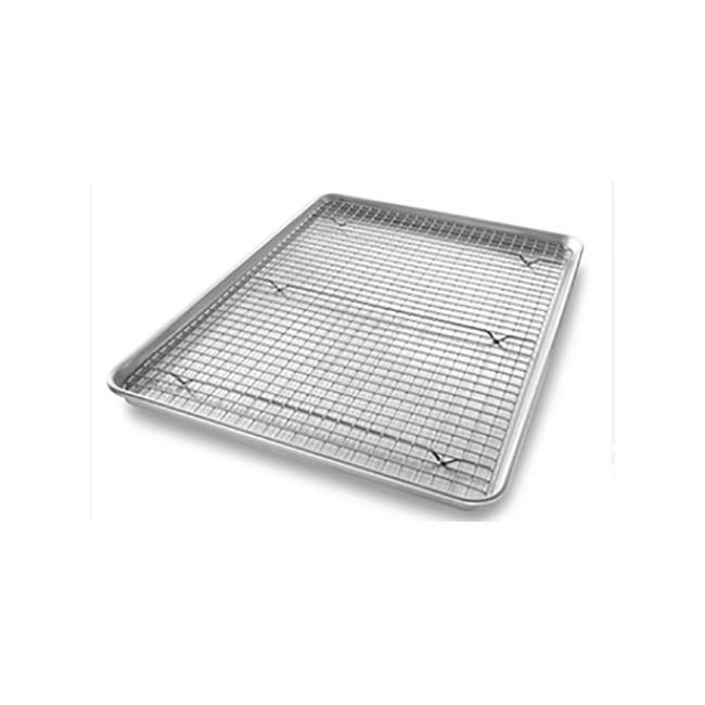 USA Pan Commercial Extra Large Baking Sheet Rack Set