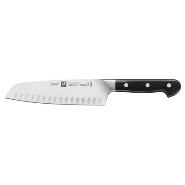 Product Zwilling J A Henckels PRO 7" Hollow Edge Santoku Knife