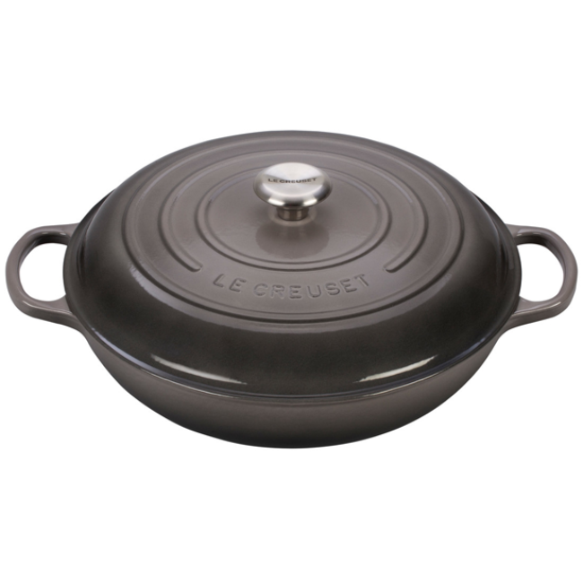 Le Creuset Signature 5 Qt. Braiser | Oyster