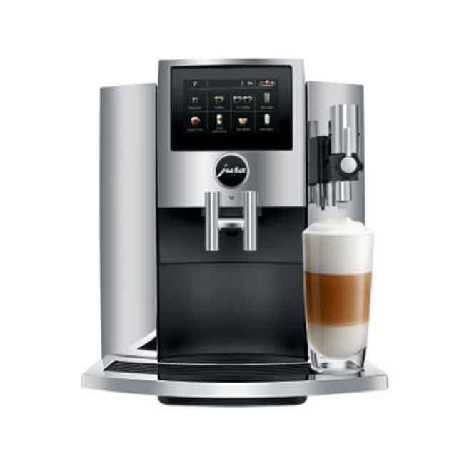 Jura S8 Automatic Coffee Center - Chrome - Front