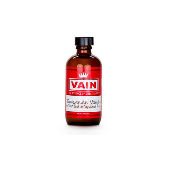 Product Vain Tanzanian Vanilla Extracted in Spiced Rum