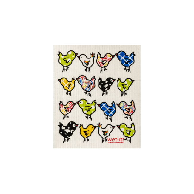 Product Wet-It! Little Chix Swedish Dishcloth