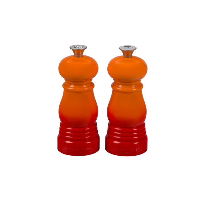 Le Creuset Petite Salt and Pepper Mill Set | Flame