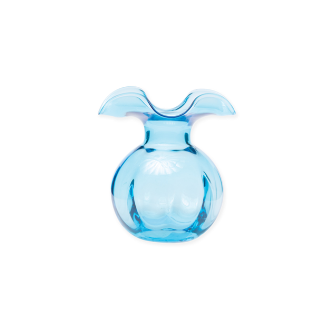 Product Vietri Hibiscus Glass Bud Vase | Aqua