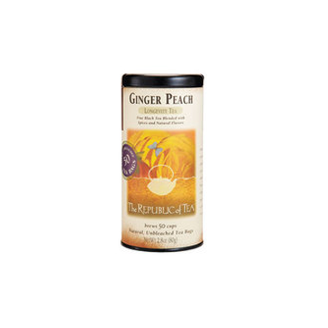 Product The Republic of Tea Ginger Peach Black Tea Bags