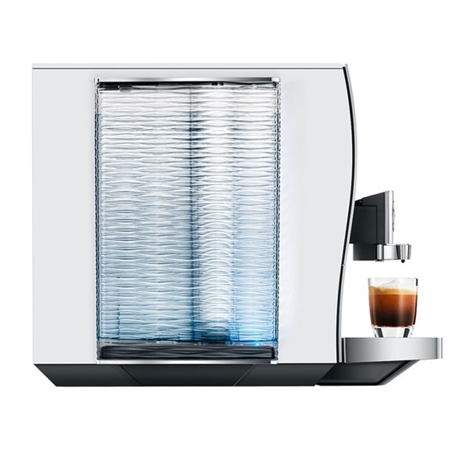 Jura Z10 Automatic Coffee Center | Aluminum White - Left Side